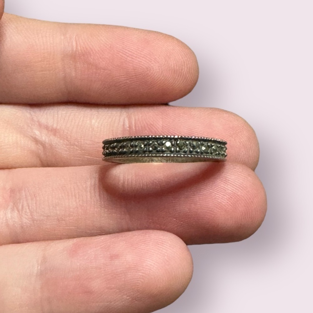 Sterling Silver Band Ring Size 6 Minimalist Stackable Jewelry